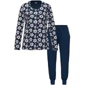 Ammann Schlafanzug "Damen langarm Shirt, lange Hose Night & Relax" 1 Stk.
