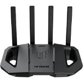 Asus TUF-BE3600, Wi-Fi 7 (802.11be), Dual-Band (2,4 GHz/5 GHz), Ethernet/LAN, Schwarz, Tabletop-Router