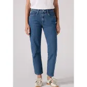 Levi's 7/8-Jeans "BOY JEAN- H2'26", Damen, Gr. 26, Länge 27, blau (all money mid), Denim/Jeans, Obermaterial: 99% Baumwolle, 1% Elasthan, boyfriend fit 7/8-Länge, Jeans 7/8-Jeans, Boyfriend Fit