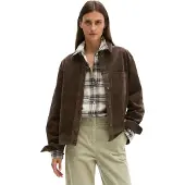 Marc O'Polo Langarmbluse , Damen, Gr. 34, braun (burnt coffee), Cord, Obermaterial: 98% Baumwolle, 2% Elasthan, regular fit normal, Manschette, Blusen Langarmbluse, regular mit lässiger Rillen-Struktur