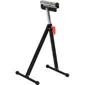 HOMCOM Rollenbock Rollenauflage Hiflsbock Verstellbar bis 90 kg Metall Schwarz