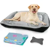 Merkloos Waschbares & Bequemes Hundebett für mittelgroße Hunde