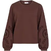 Vila Visandy Rundhals Langärmeliges Sweatshirt
