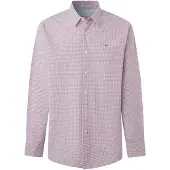 Pepe Jeans für Herren. PM3091484 Rosa Regio Hemd (M), Lässig, Baumwolle, Langarm