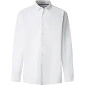 Pepe Jeans für Herren. PM3091429 Hemd Randy weiß (XL), Lässig, Baumwolle, Langarm