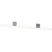 Duravit Sivida Ablage, Halterung chrom, 1280x115x35mm, SV7435010180000, Farbe: Weiß Matt