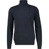Lerros Rollkragenpullover "Eleganter Strickpullover mit Rollkragen aus reiner Baumwolle", Herren, Gr. XXL, schwarz (classic navy), 100% Baumwolle, ohne Ausschnitt, Pullover Rollkragenpullover