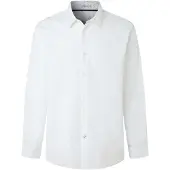 Pepe Jeans für Herren. PM3091461 Hemd Roval weiß (S), Lässig, Baumwolle, Langarm