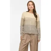Vila Visposa Geknöpfte Strickjacke