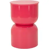 Dmora Bandip - Couchtisch, 33x51x33h cm Rosa, Runde Form