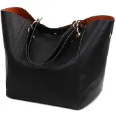 Merkloos Elegante 2-in-1 Schultertasche und Tote Bag