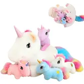 Merkloos Niedliches Einhorn Kuscheltier mit Überraschung