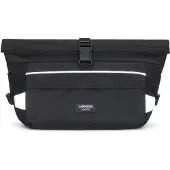 Merkloos 2-in-1 Fahrradtasche und Umhängetasche mit Reflexion, Schwarz