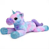 Merkloos Große Plüsch-Einhorn-Plüschfigur 110 cm