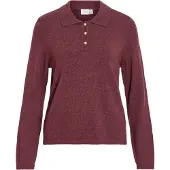 Vila Viril Gestrickter Poloshirt