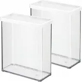 Rotho Vorratsbehälter für trockene Lebensmittel 3,2L 2er-Set Loft