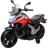 AIYAPLAY Kinder Elektro-Motorrad 12V Kindermotorrad mit MP3 USB LED-Scheinwerfer