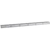 vidaXL Hochbeet im Garten Verzinktes Silber 600 x 40 x 24 cm Stahl