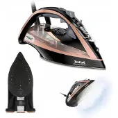 Tefal Dampfbügeleisen Ultimate Pure 3200 W, Starker Dampfstrom, Anti-Kalk
