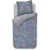 Merkloos Matata Bettwäsche Set Blau 155 x 220 cm