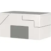 HOMCOM Bausteinset 2er-Set Schaumstoff Bausteine für 1-3 Jahre alt Kinder