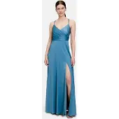 Vera Mont Abendkleid "Damen mit V-Ausschnitt" Ohne Tasche Schlitz