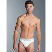 Trigema Slip "Sportslip im Doppelpack", Herren, Gr. L, 2 Stk., weiß, 95% Baumwolle, 5% Elasthan, Unterhosen Slip