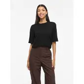 Vila Kurzarmpullover "VIMALU O-NECK 2/4 KNIT TOP-NOOS"