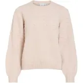 Vila Vituli Rundhals Strickpullover