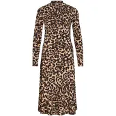 Vila Vileoa Leoprint Maxikleid