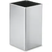 Zack Papierkorb Angolo silber, Designer Design, 22x40x22 cm