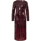 Vila Vilaney Pailletten Maxikleid