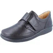 Ganter SENSITIV Kurt K Kletthalbschuhe espresso/Calf-Glattleder - Größe: UK 7,5