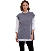 Falke Pullunder "Pullunder", Damen, Gr. XL, grau (m.grau mel (3530)), Pullover Pullunder