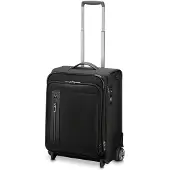 LTPRTZ Erweiterbarer Kabinen-Trolley in Schwarz 55x40x20/23 cm
