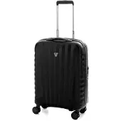 Markenlos Kabinen-Trolley UNO Zip 55x40x20 cm - Schwarz