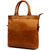 Markenlos Ontario Handtasche Leder 37 cm