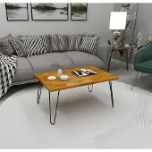 AEA Robuster Brauner Sofatisch Designer Wohnzimmer Couchtische Holz Möbel