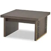 AEA Couchtisch Braun Einfarbig Quadrat Form Modern Arbeitszimmer Wohnzimmer