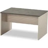 AEA Weiß-Grauer Couchtisch Designer Rechteckiger Tisch Arbeitszimmer Möbel