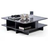 AEA Quadratischer Sofatisch Glas Lounge Beistell Tisch Glastische Couchtisch