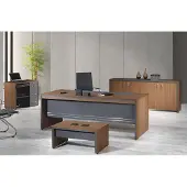 Xl Moebel Gmbh Arbeitszimmermöbel Komplettbüro Schreibtisch Set 4tlg Holz Braun Tisch
