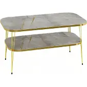 AEA Eleganter grauer Couchtisch aus Holz mit modernem Design