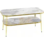 AEA Mehrfarbiger Holz-Couchtisch im modernen Design
