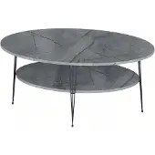 AEA Moderner grauer Couchtisch aus Holz mit stilvollem Design