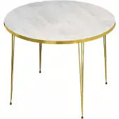 AEA Eleganter weißer Couchtisch aus Holz mit modernem Design
