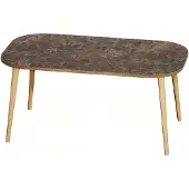 AEA Moderner Couchtisch aus Holz in Braun