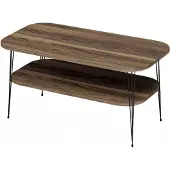 AEA Eleganter brauner Couchtisch aus Holz für modernes Wohnzimmer