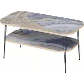 AEA Moderner bunter Couchtisch aus Holz mit lebendigen Farben