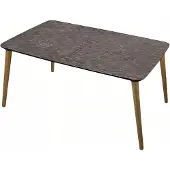 AEA Couchtisch aus Holz in Braun modern elegant